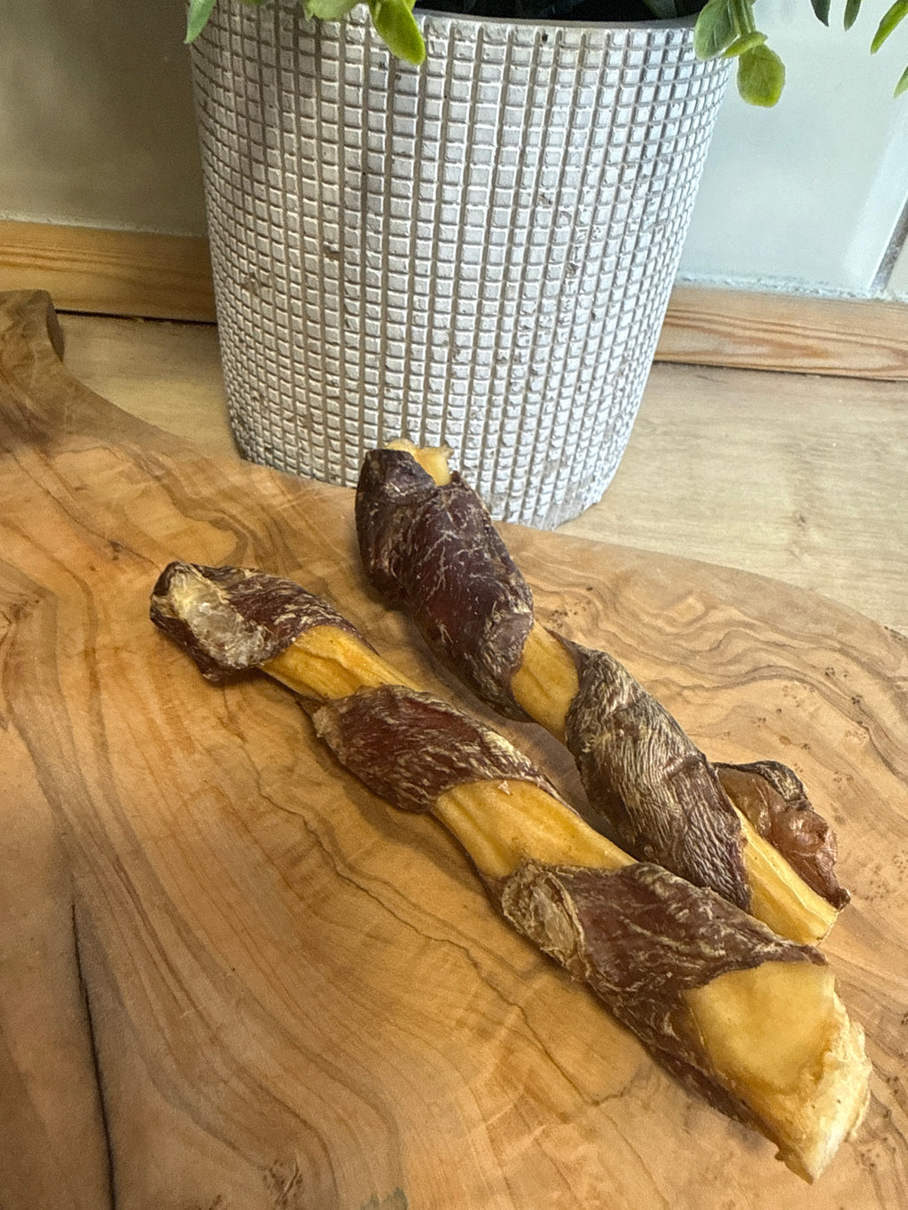 Single buffalo tail wrapped in billington