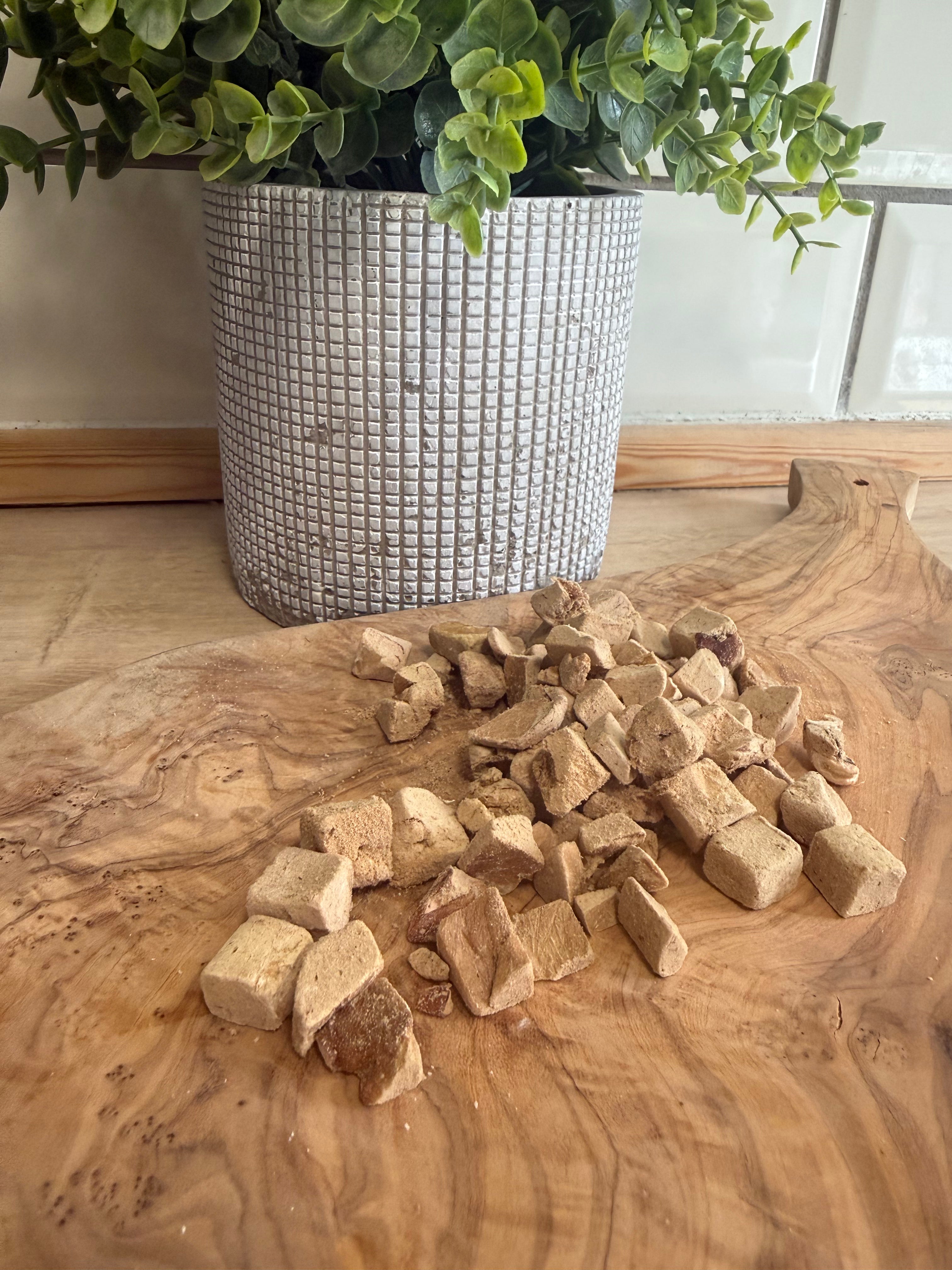 Freeze dried duck liver