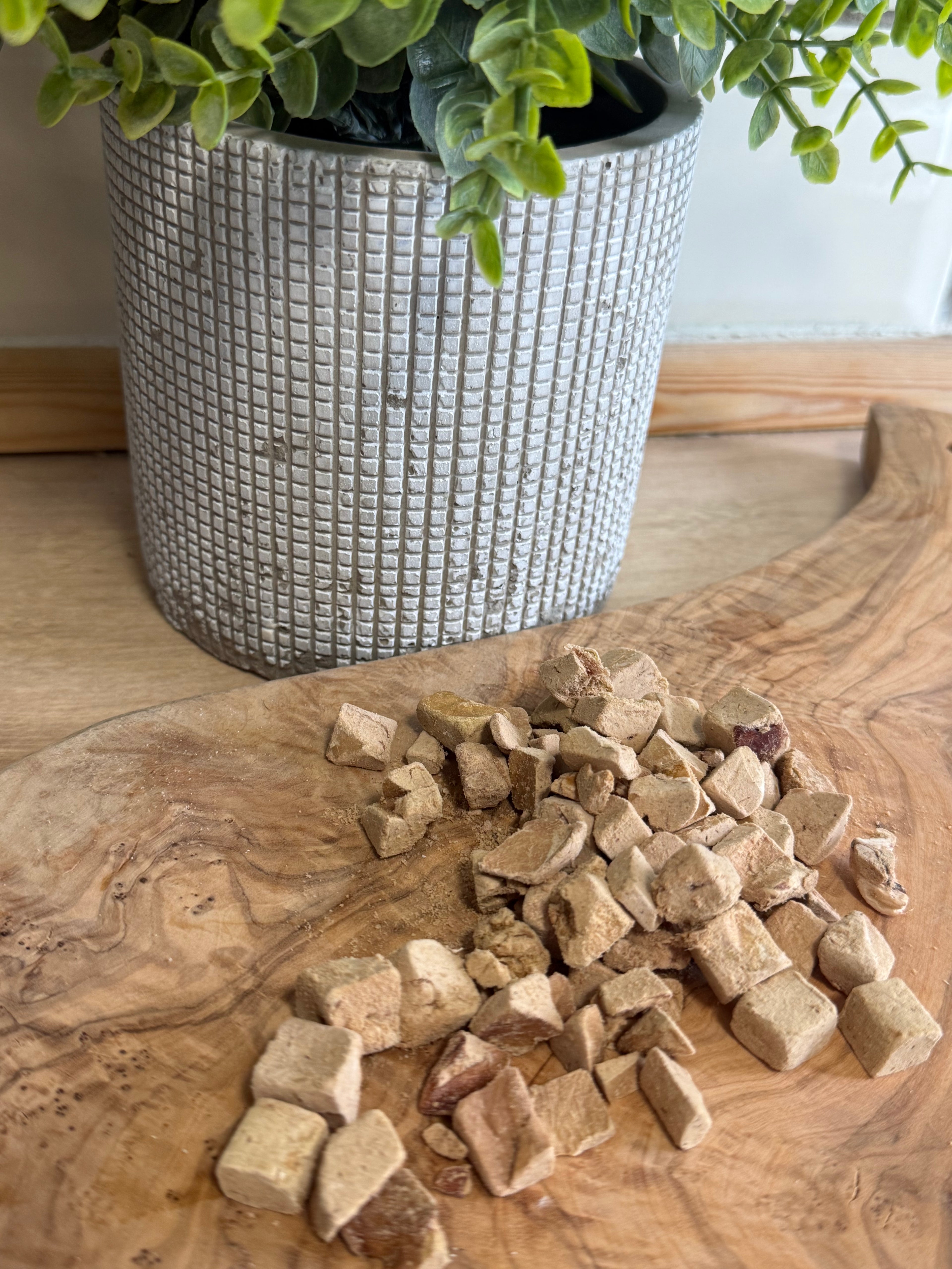 Freeze dried duck liver