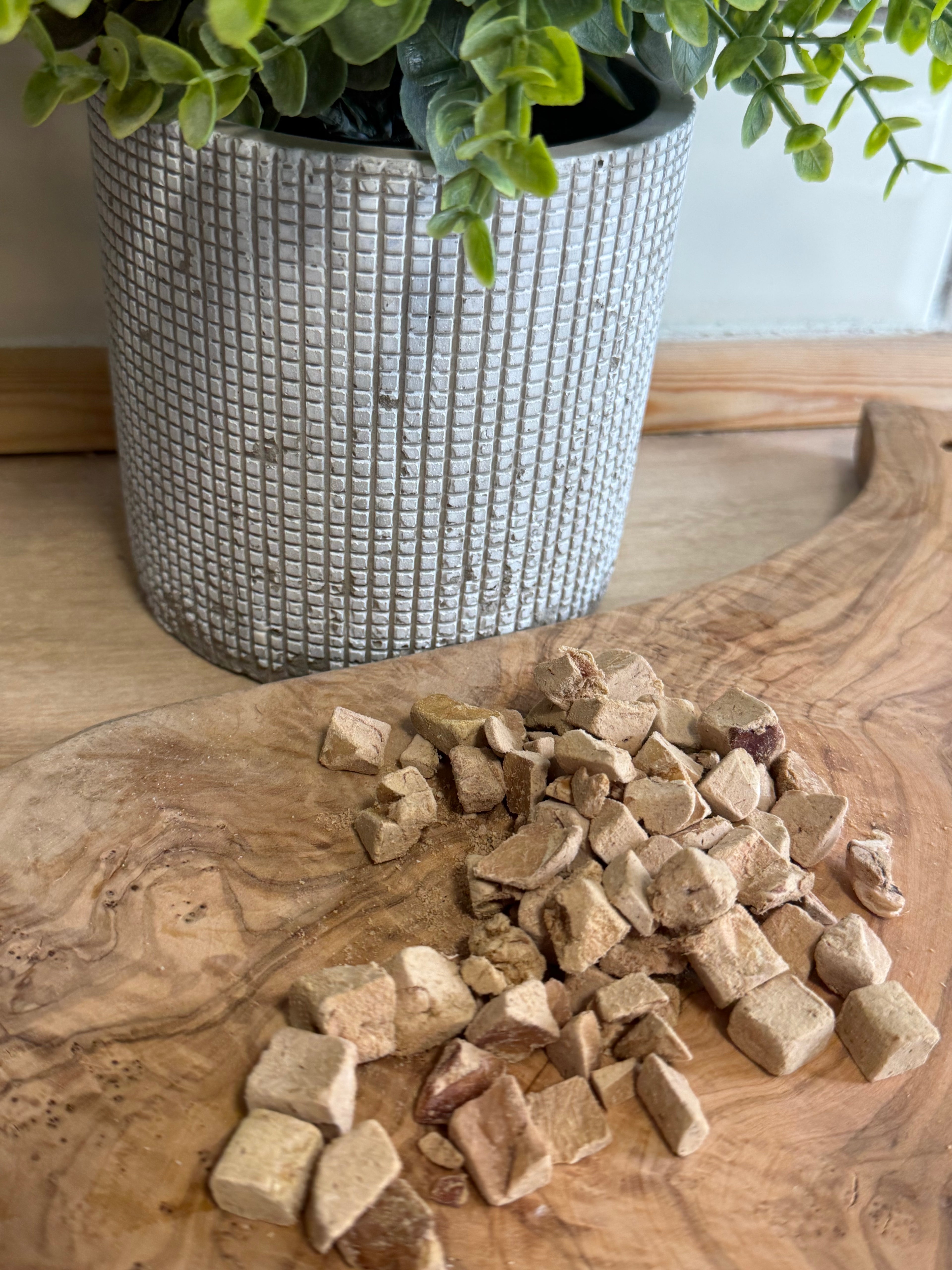 Freeze dried duck liver