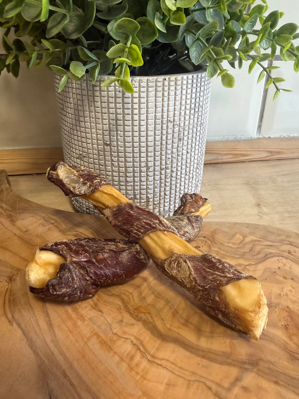 Single buffalo tail wrapped in billington