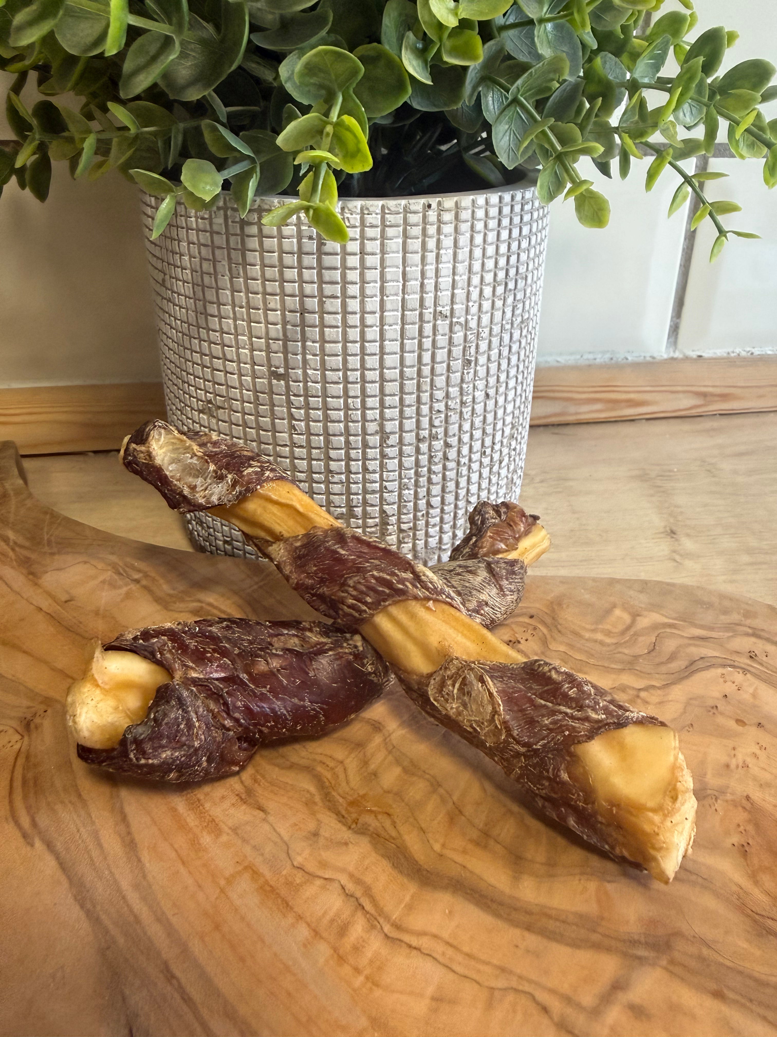 Single buffalo tail wrapped in billington