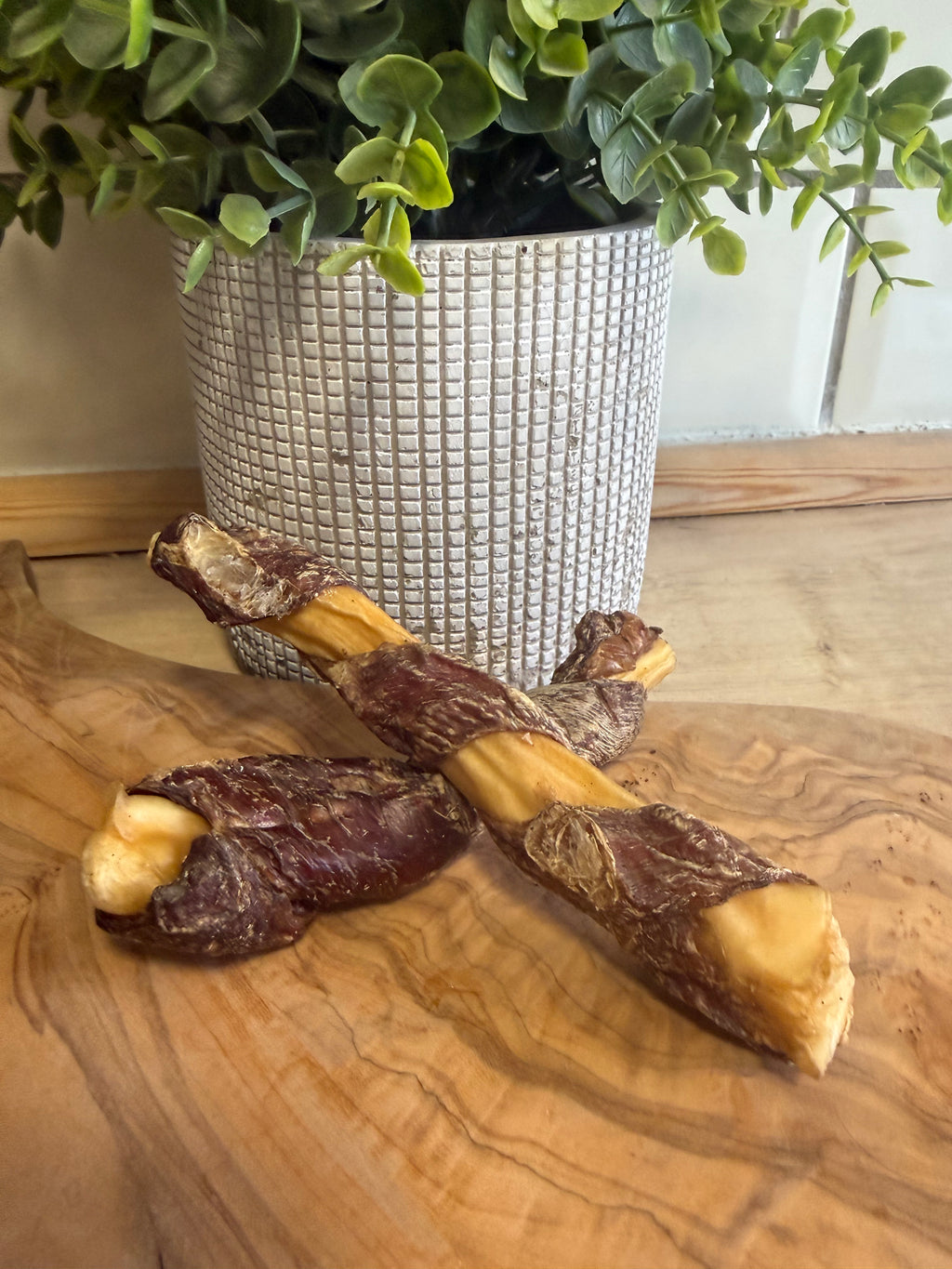 Single buffalo tail wrapped in billington
