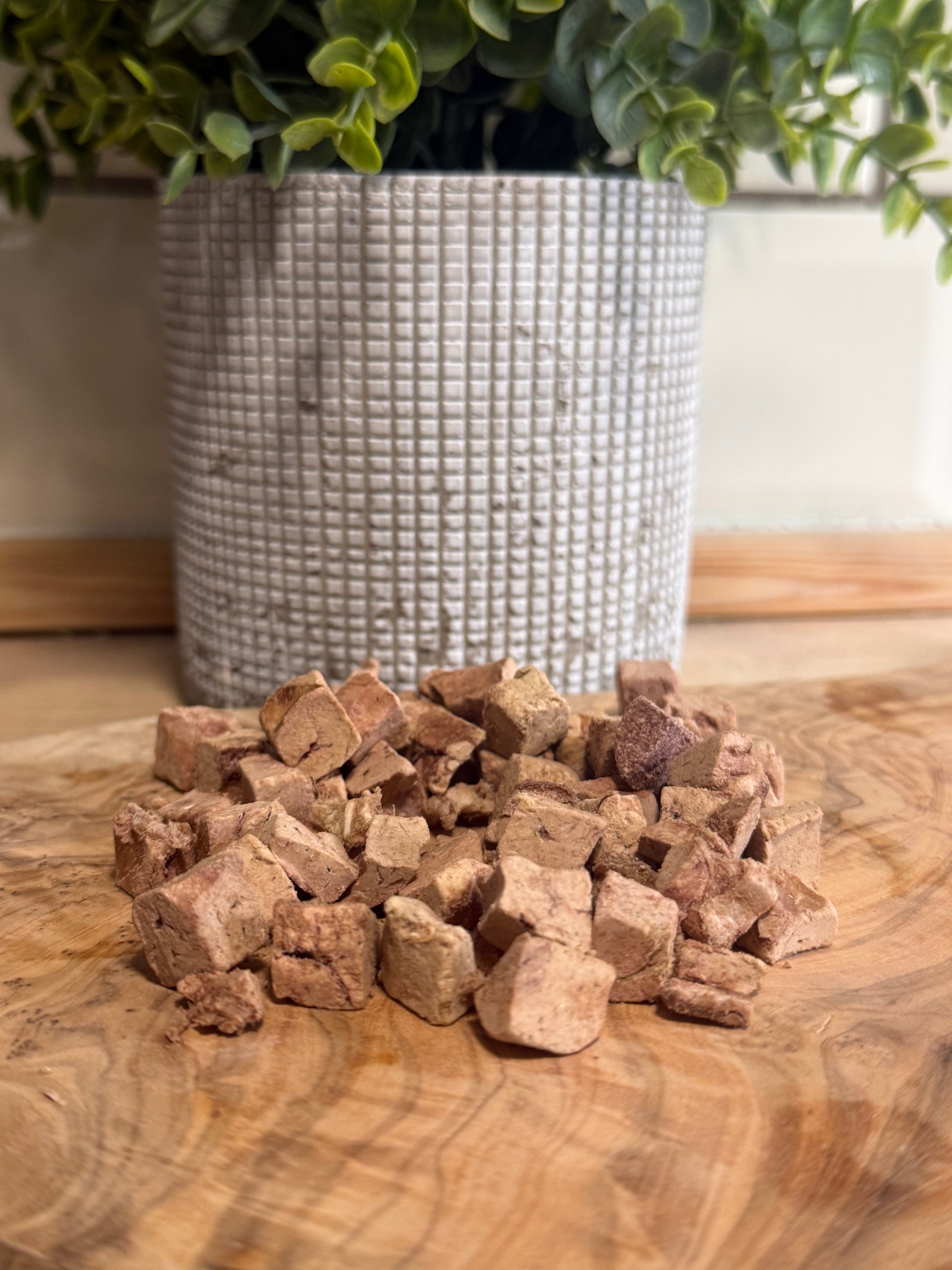Freeze dried chicken liver