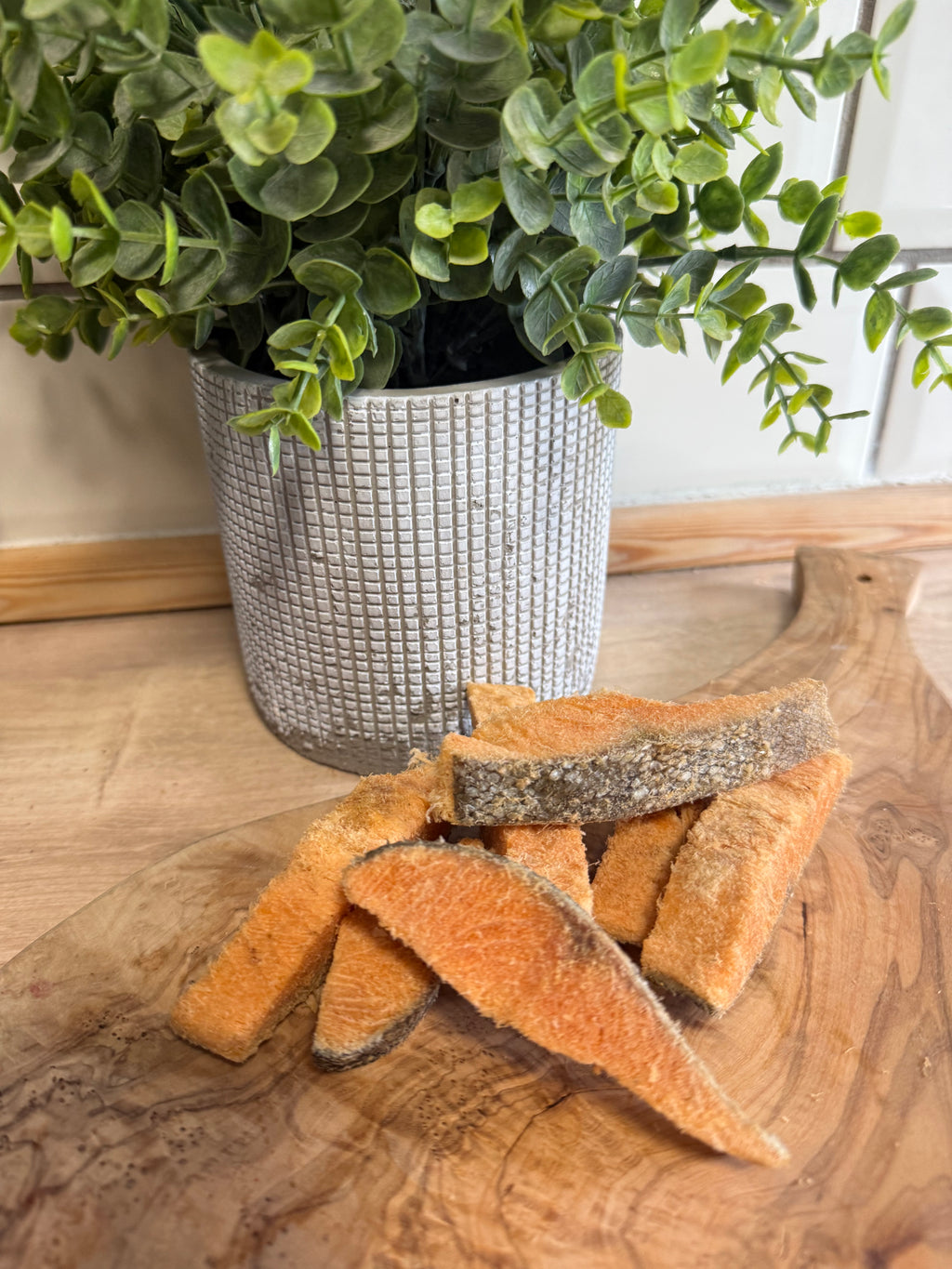 Freeze dried salmon fillets