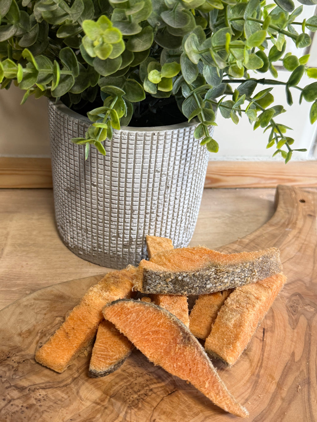 Freeze dried salmon fillets