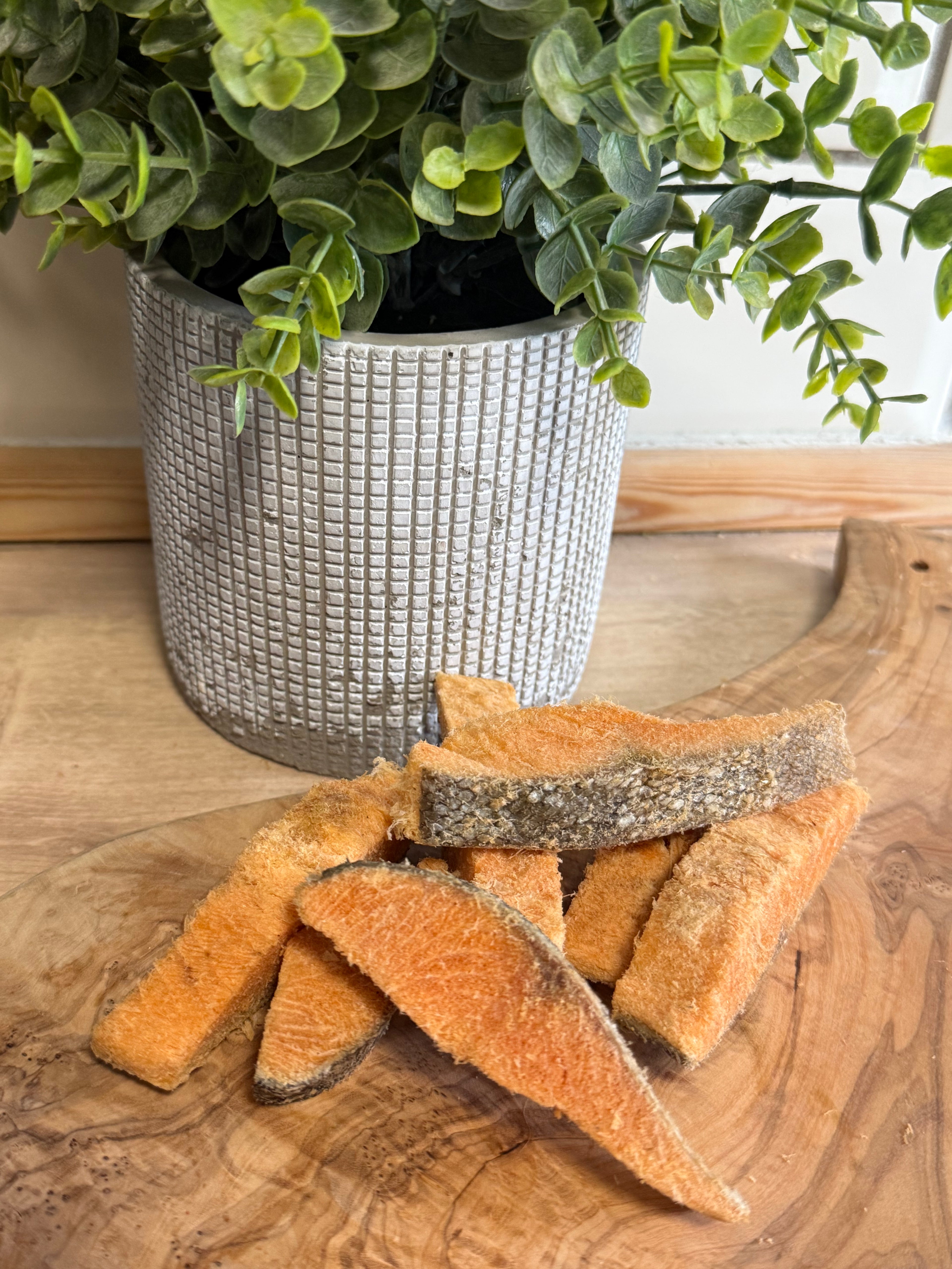 Freeze dried salmon fillets