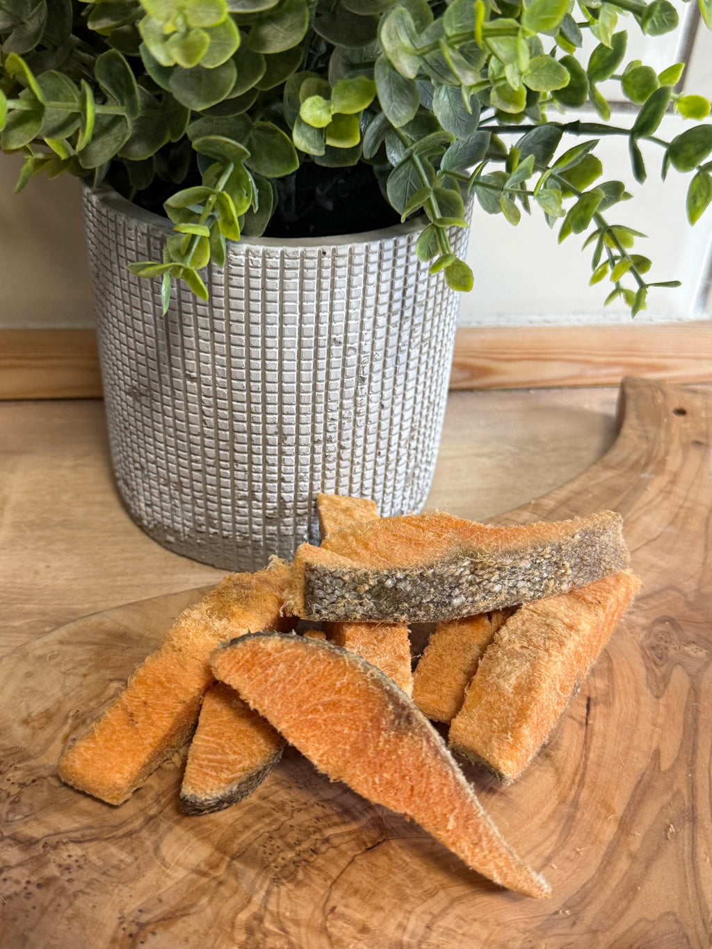 Freeze dried salmon fillets