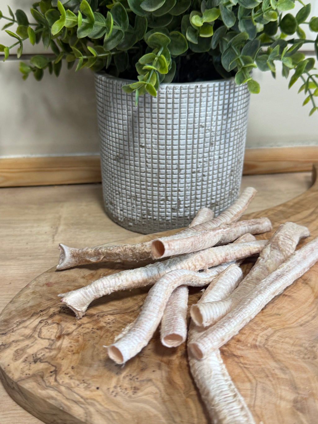 Freeze dried goose trachea