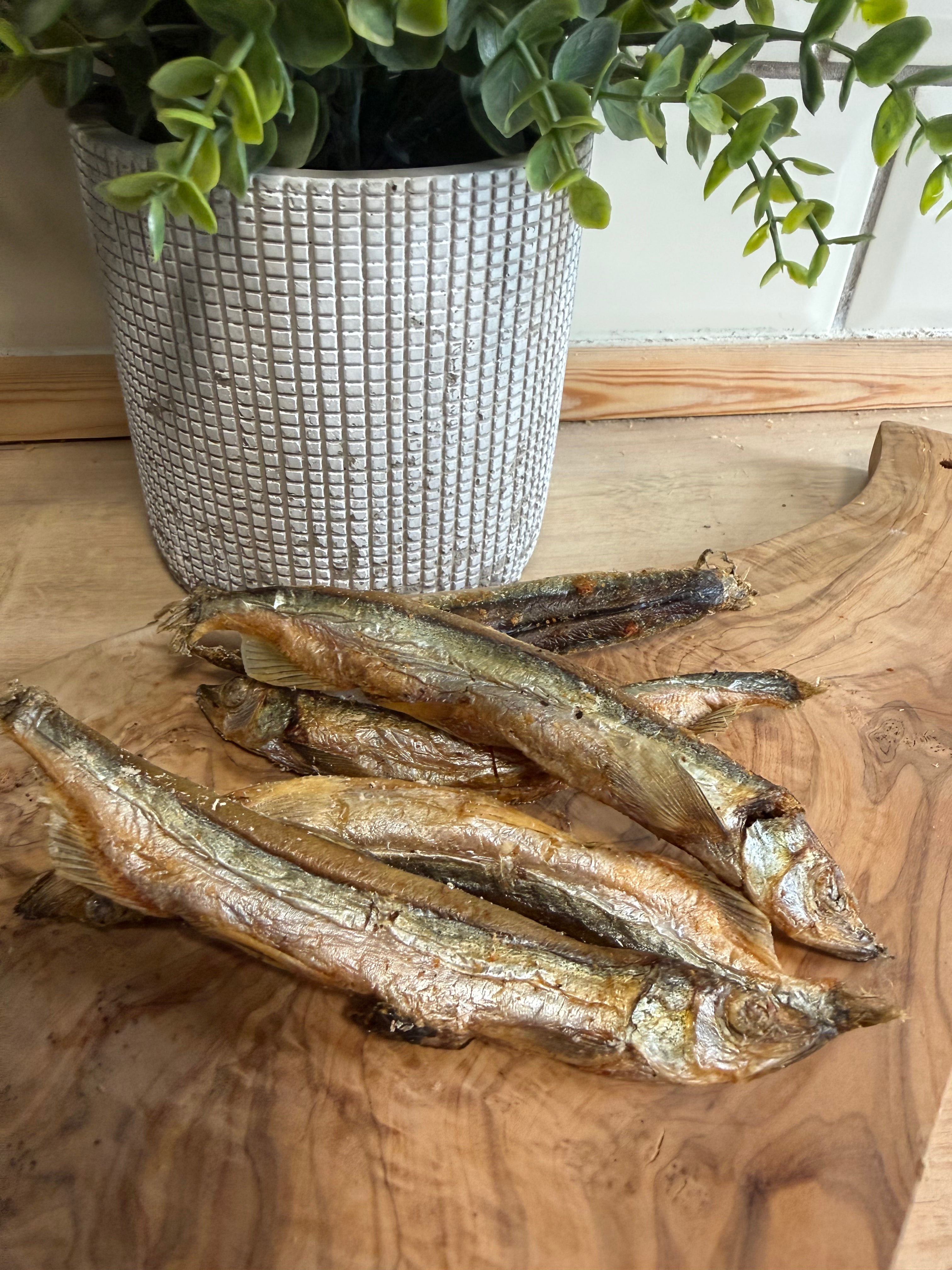 Freeze dried capelin