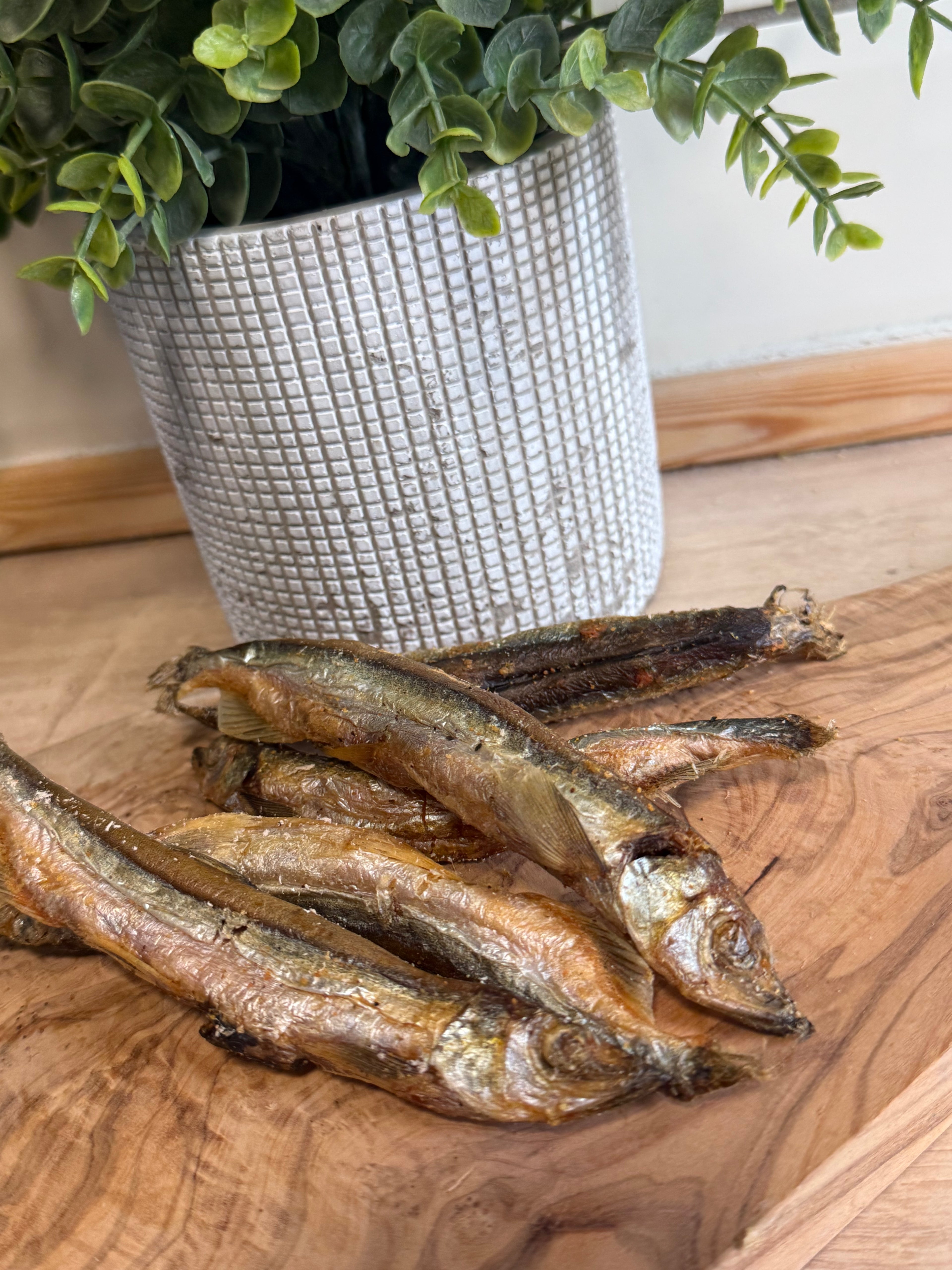 Freeze dried capelin