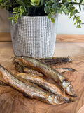 Freeze dried capelin