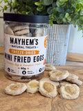 Freeze dried mini fried eggs