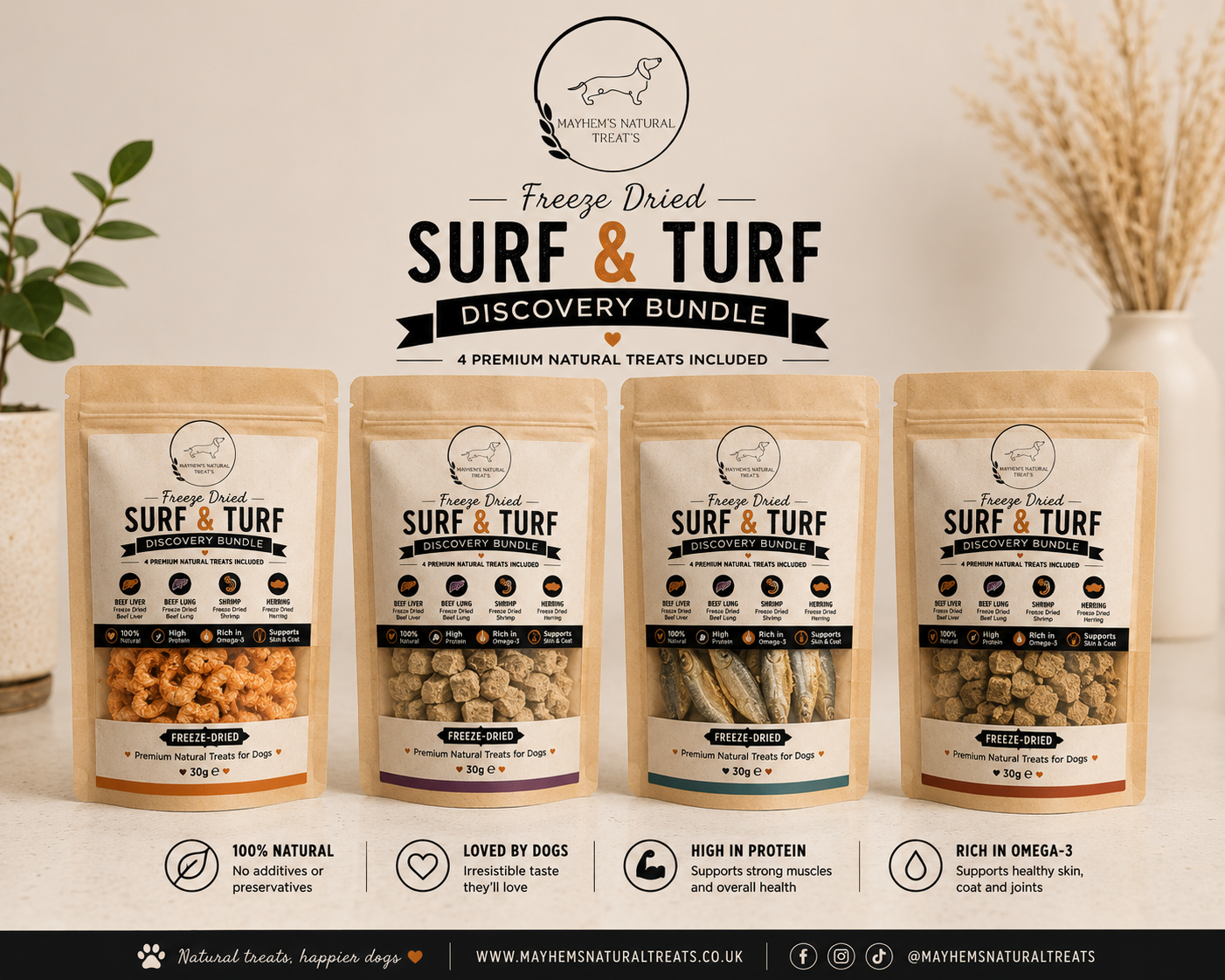 Surf and turf freeze dried bundle
