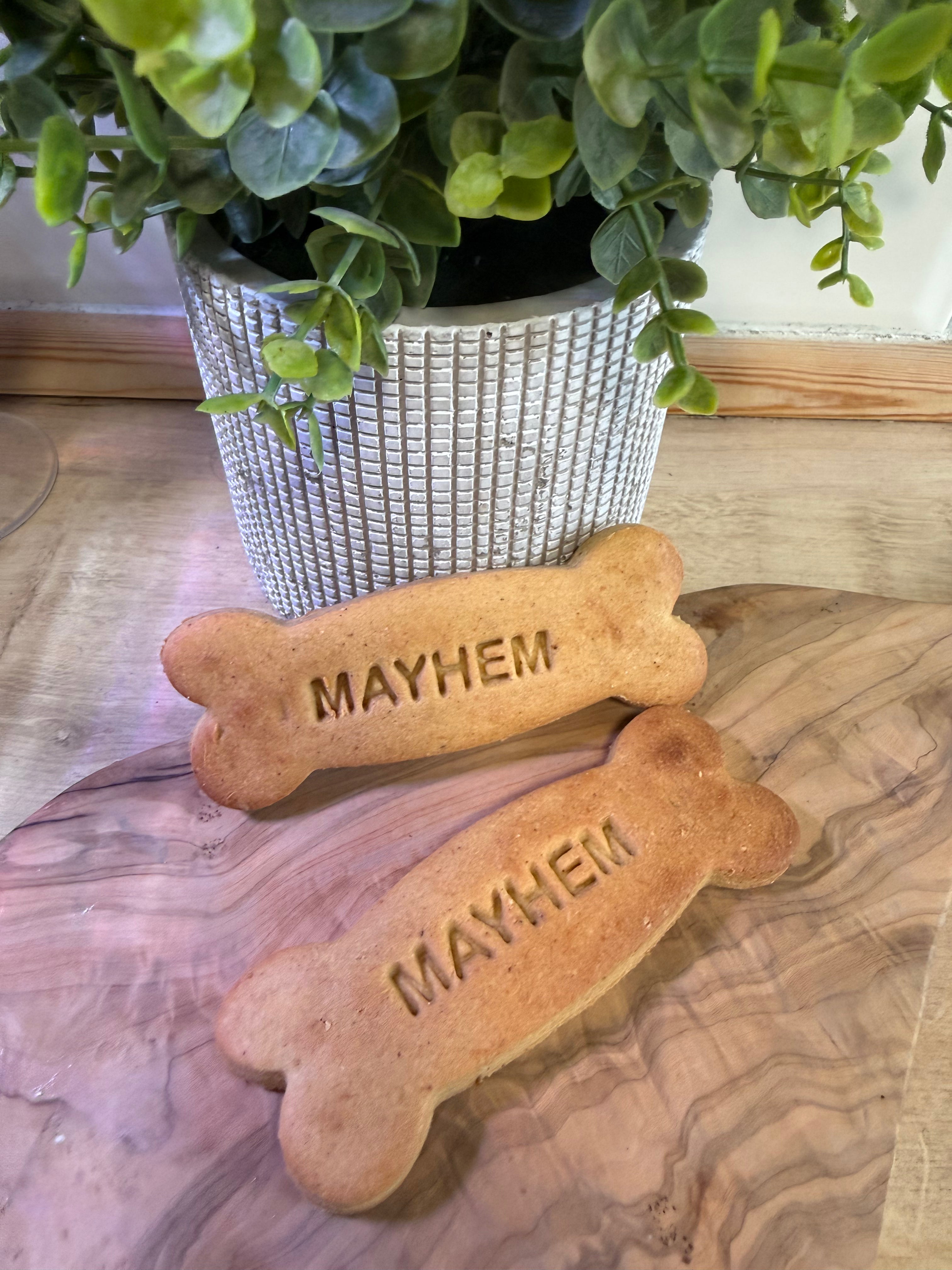 Mayhem bone banana and peanut butter