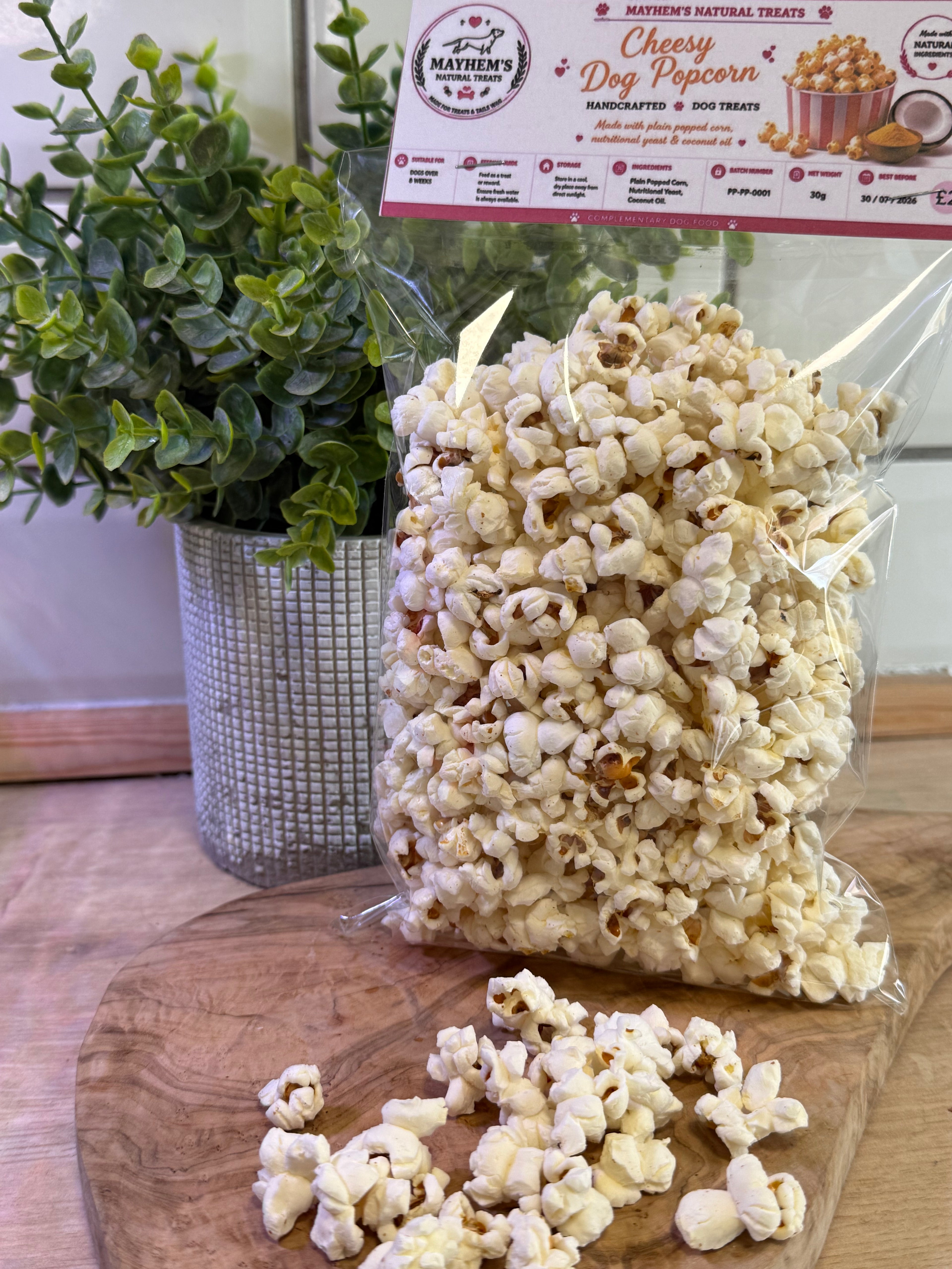 Cheesy popcorn