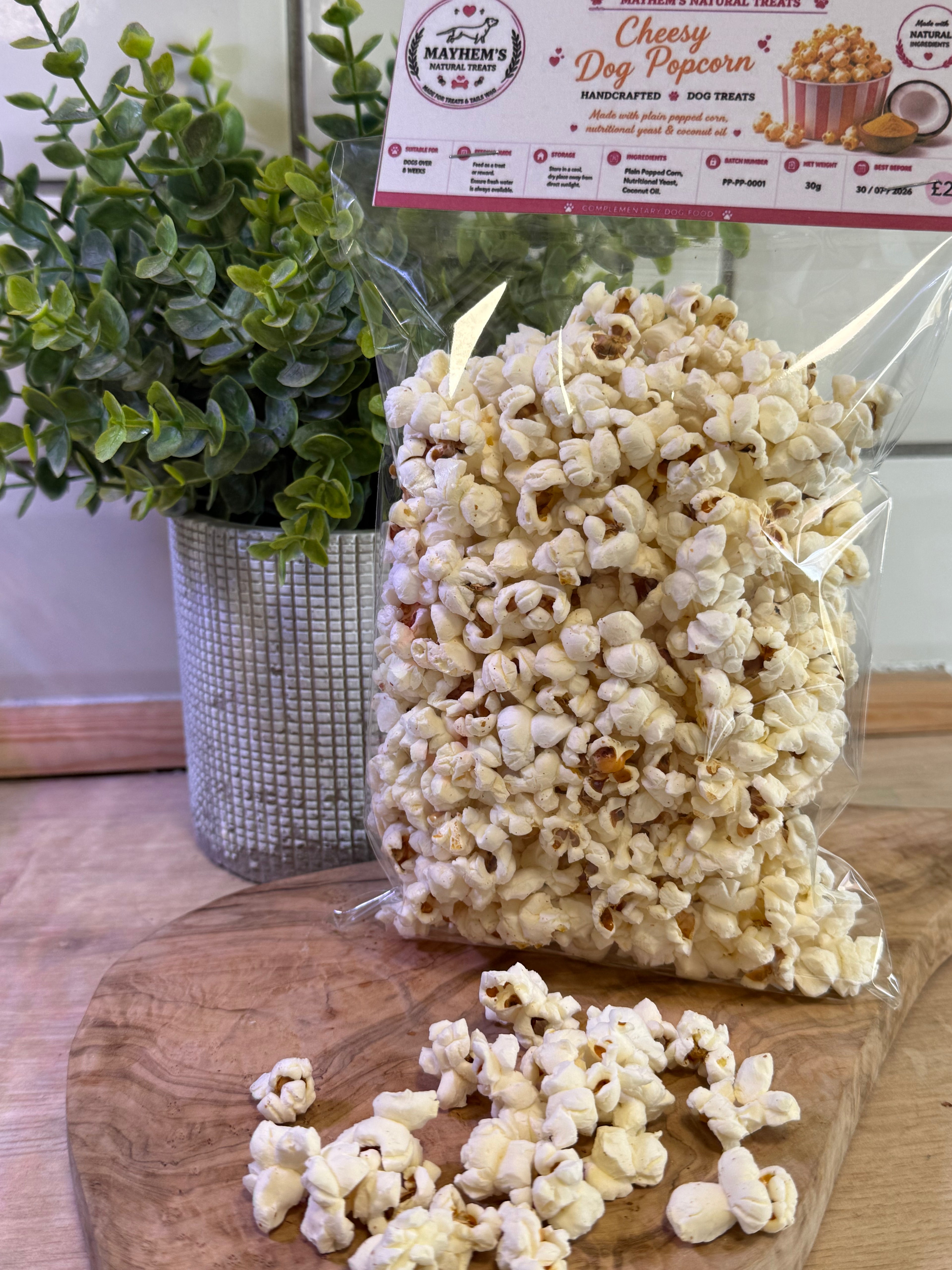 Cheesy popcorn
