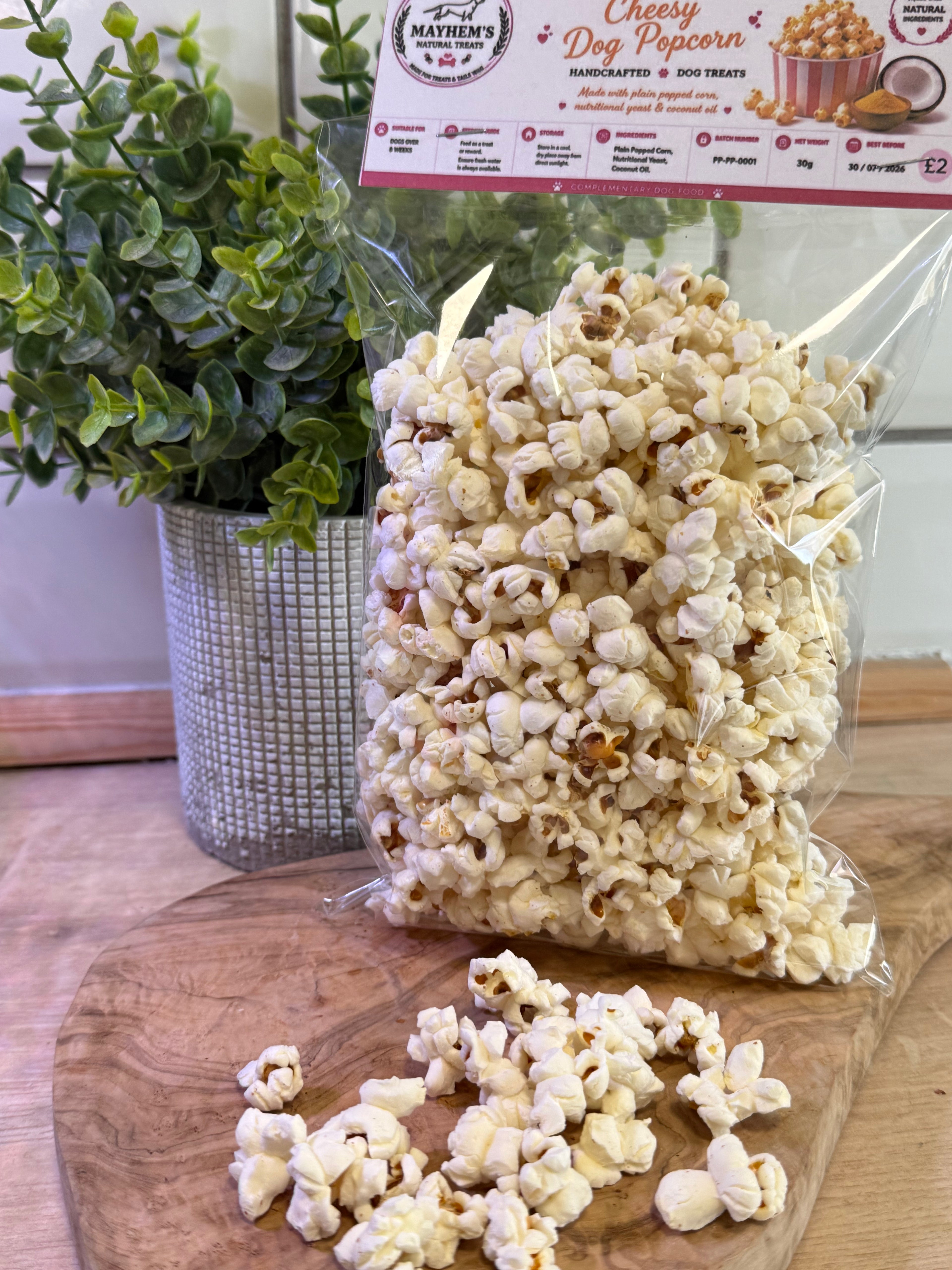 Cheesy popcorn