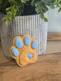 Peanut butter paw biscuit
