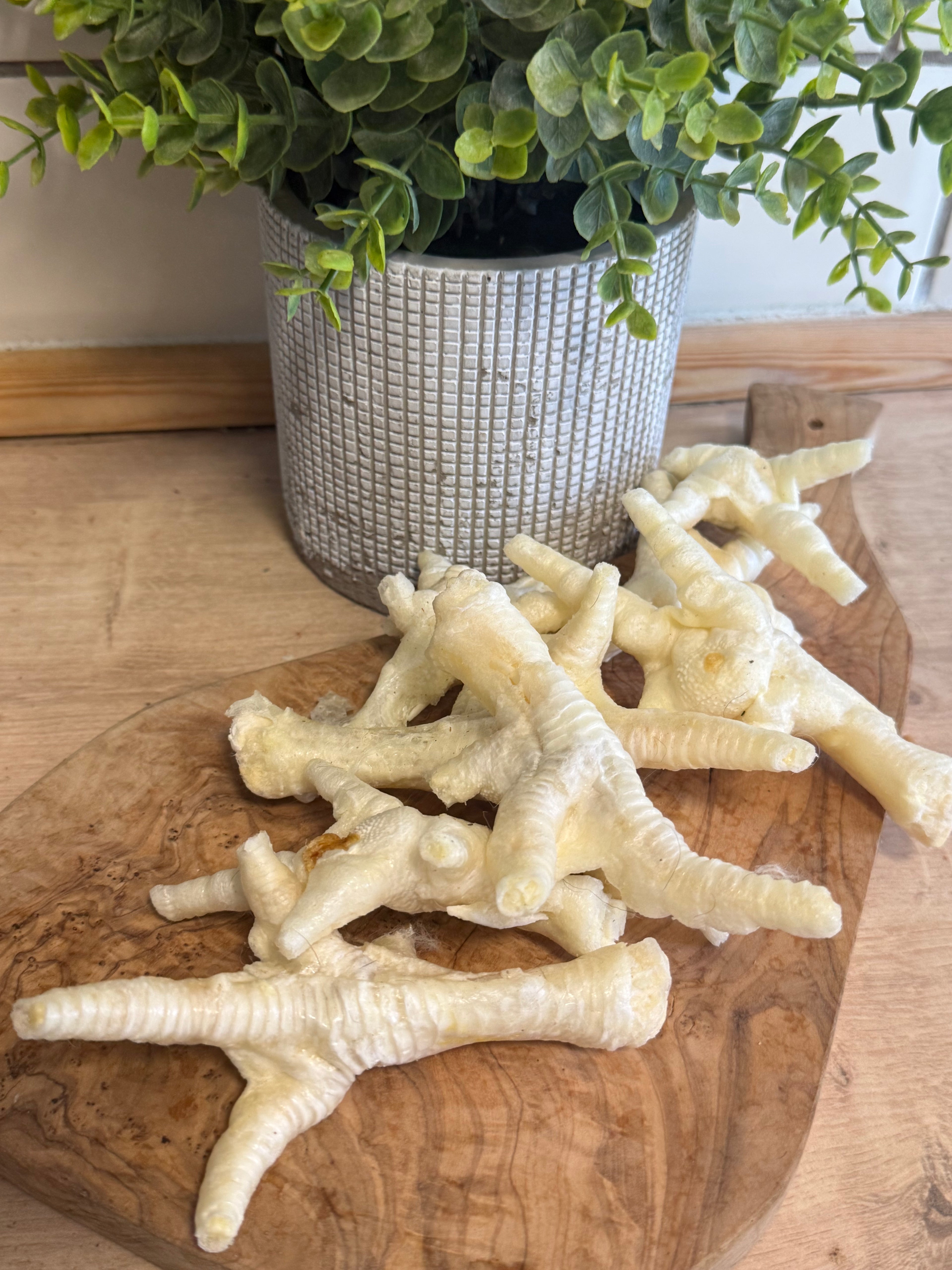 10 puffed chicken feet