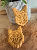 German shepherd x2 biscuits