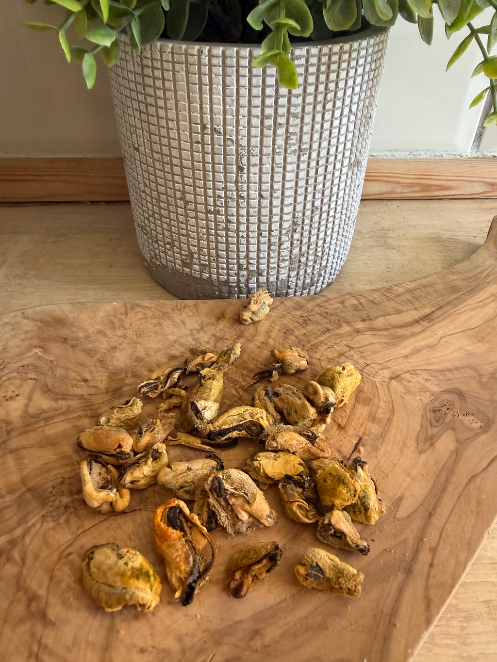Freeze dried mussels