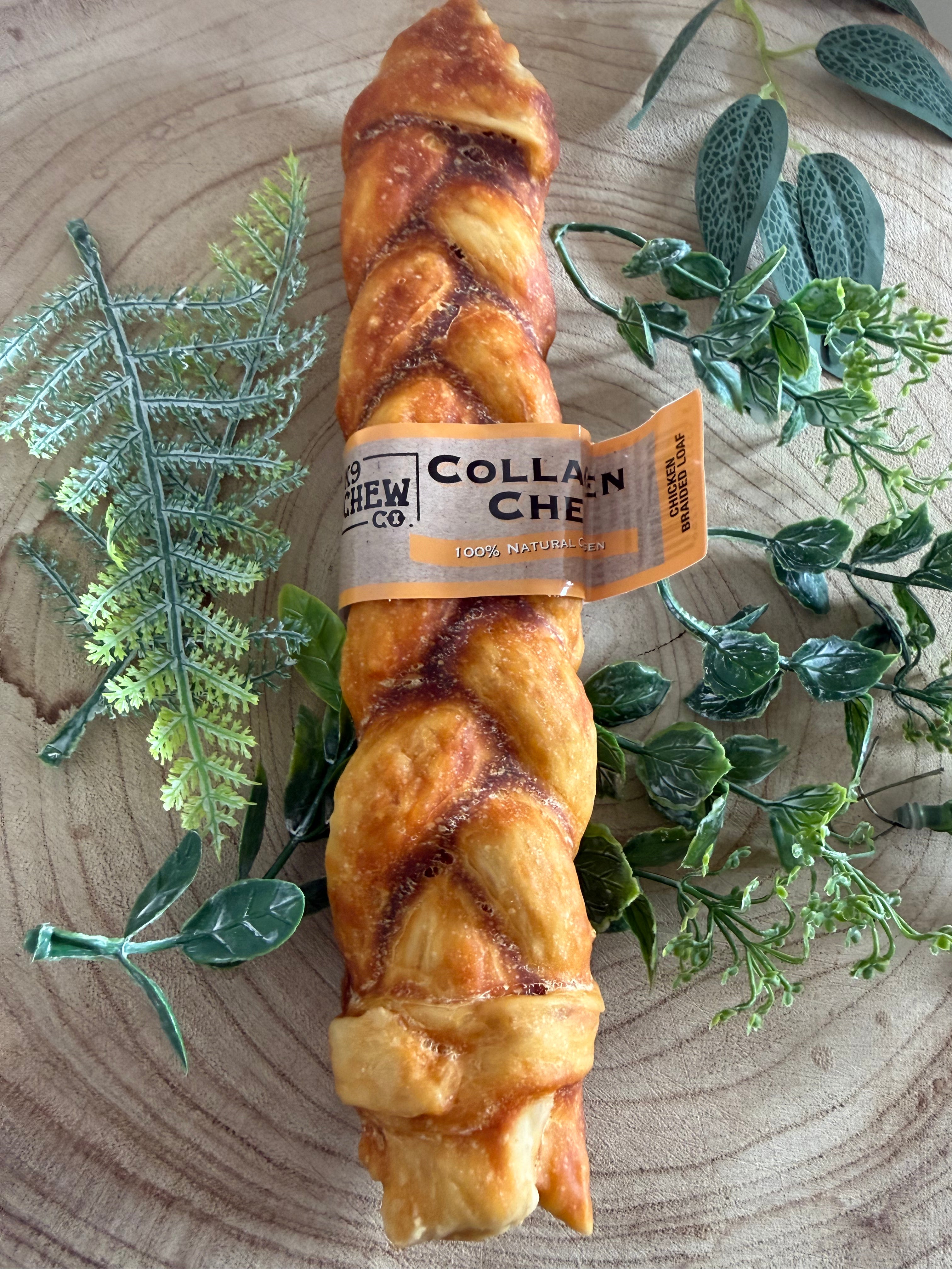 Collagen braided loaf