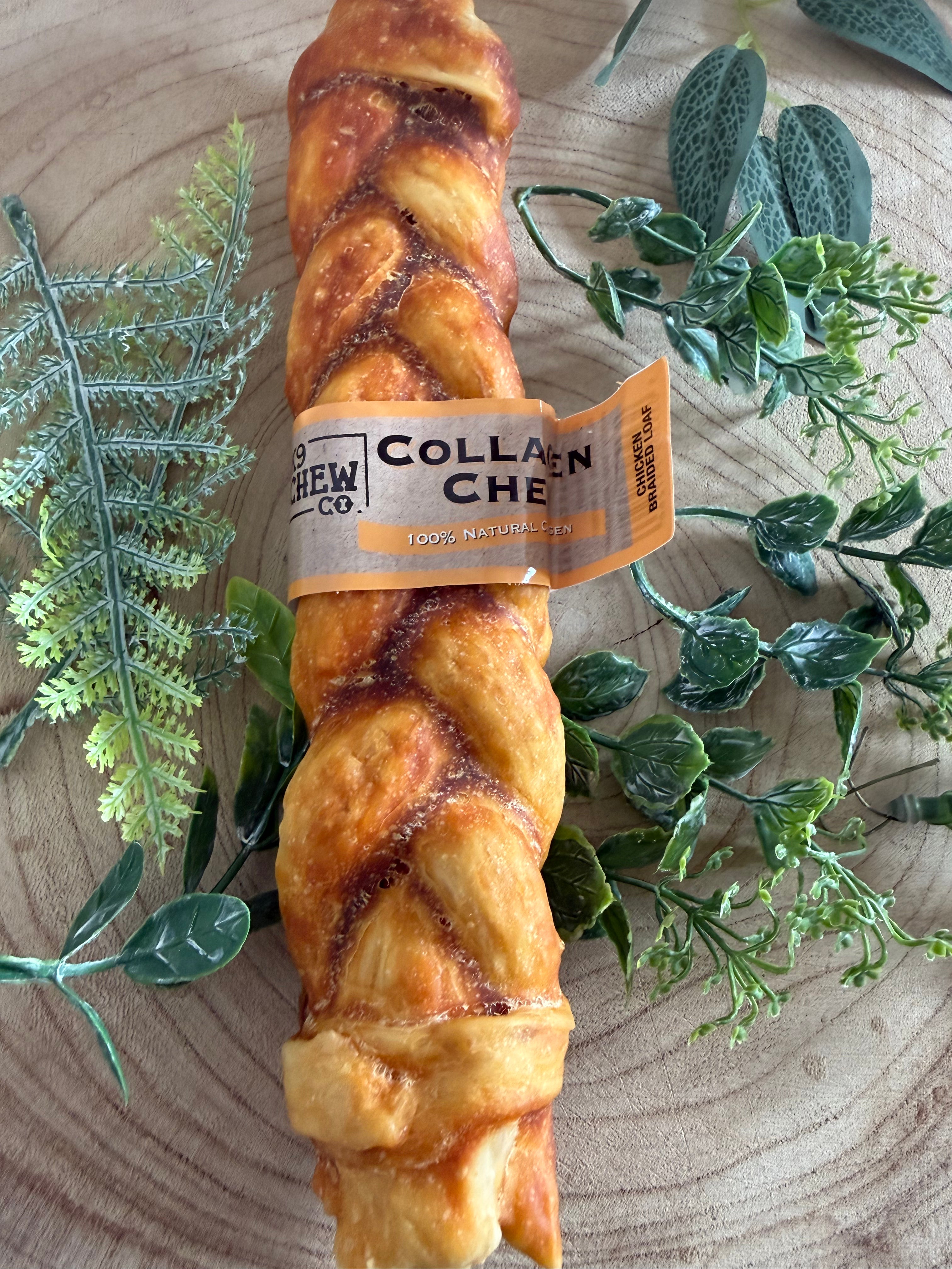 Collagen braided loaf