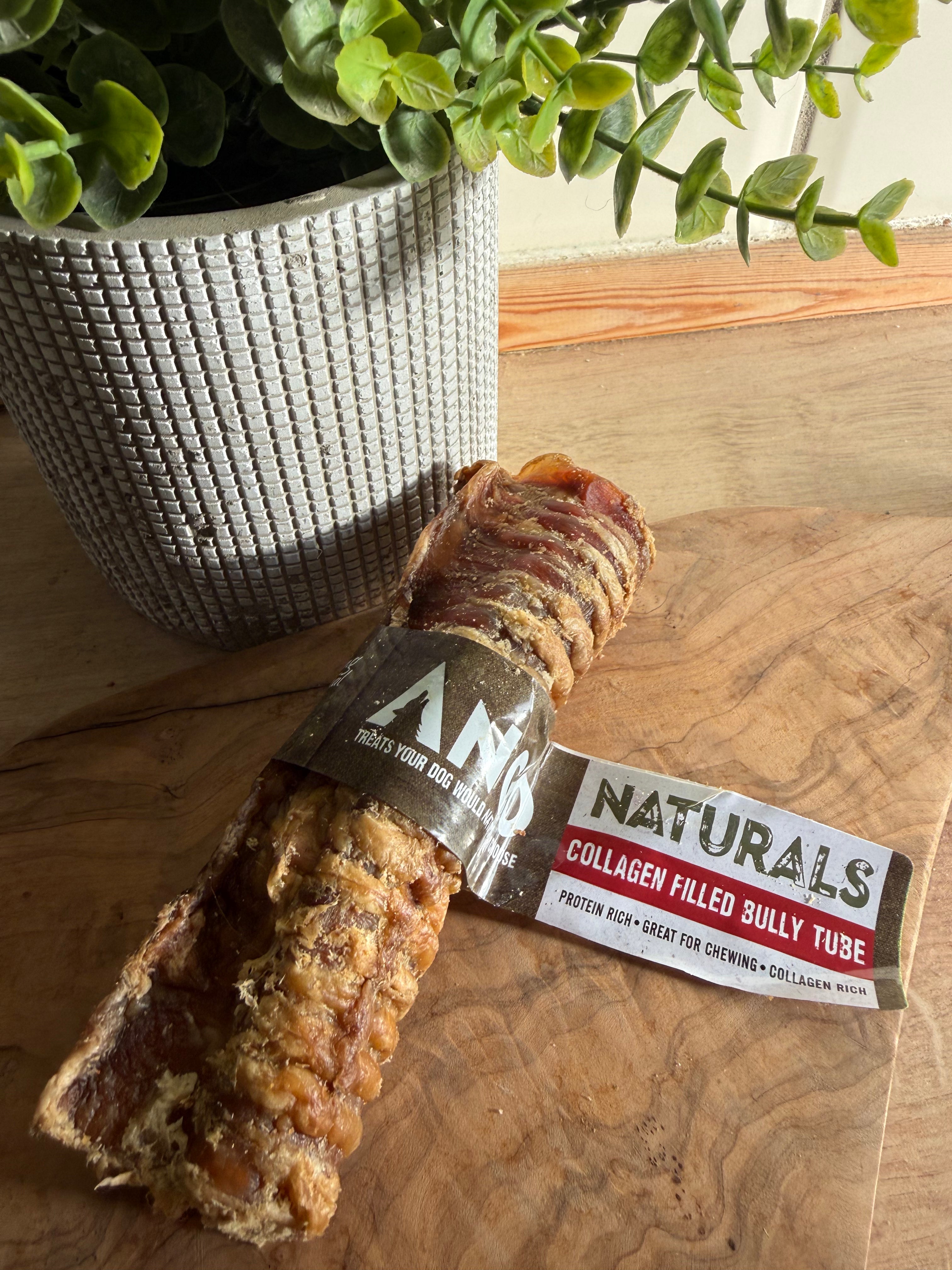 Collagen filled bully tube