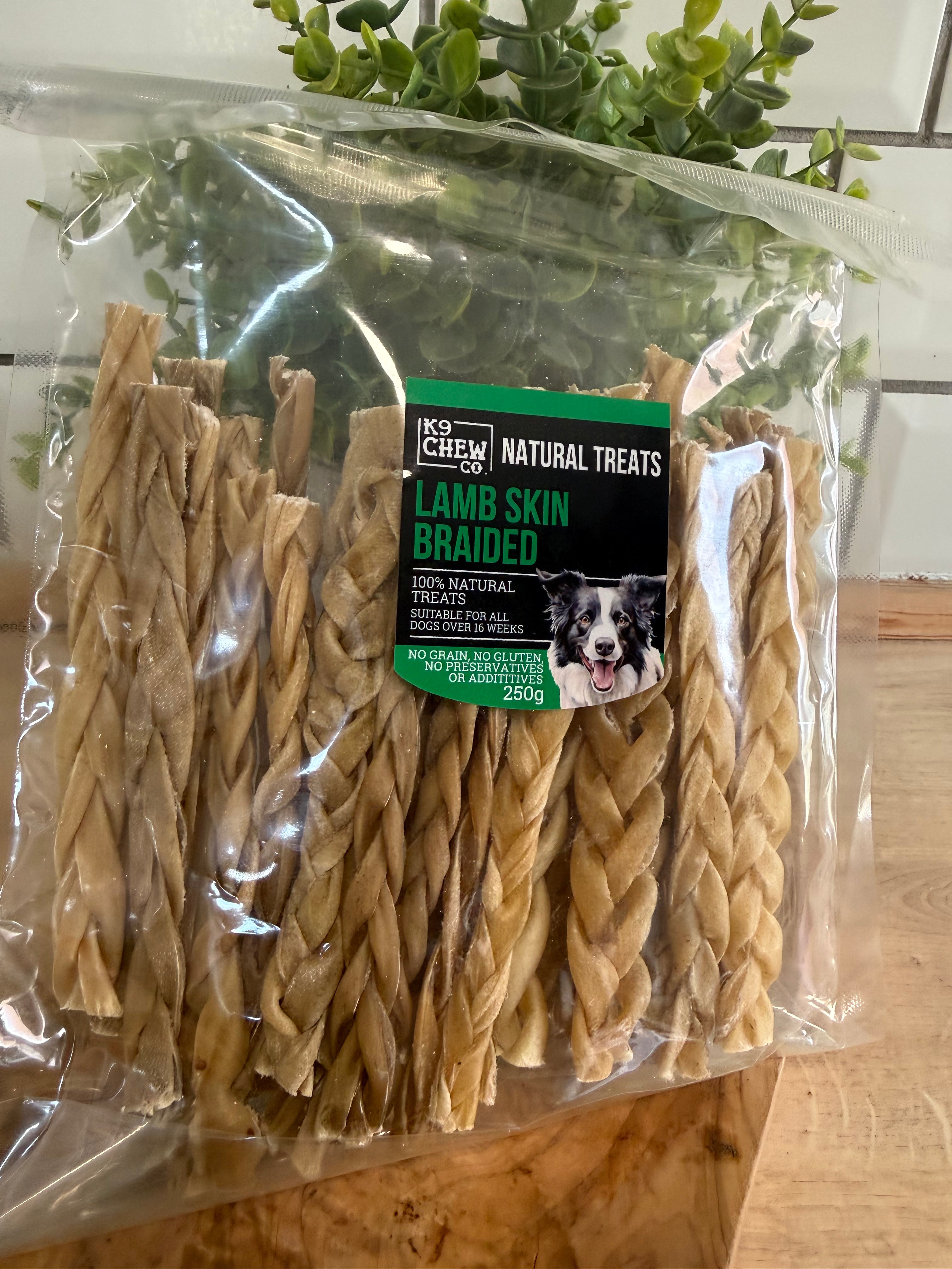 15 cm lamb skin braid