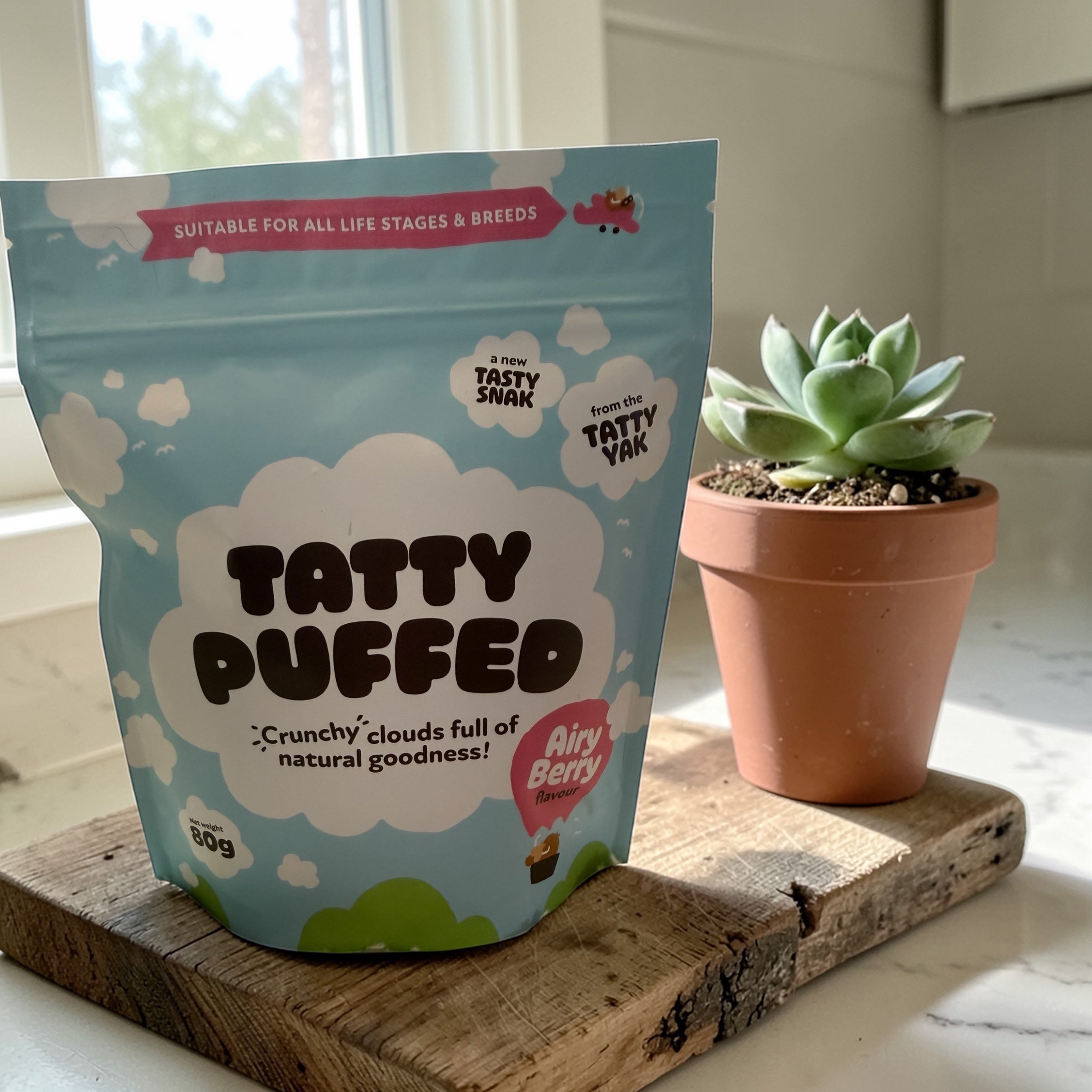 Tatty puffed yak